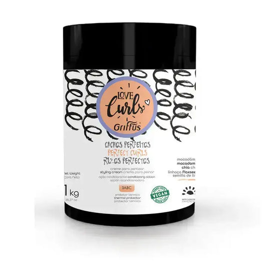 Creme para Pentear (3ABC) Cacheados LOVE CURLS 1 kg - griffuscosmeticos