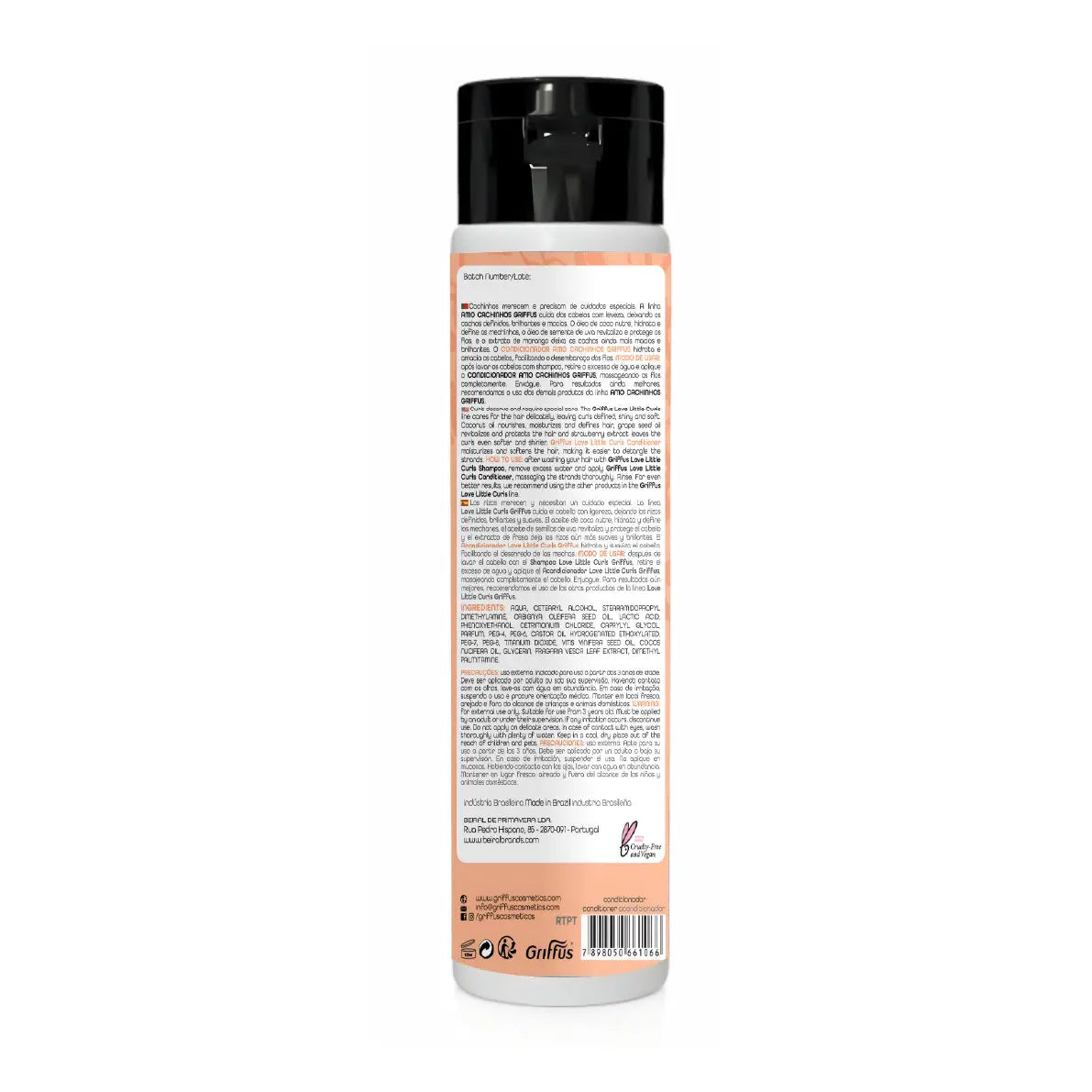 Condicionador KIDS (2A-4C) LITTLECURLS 300 ml - griffuscosmeticos