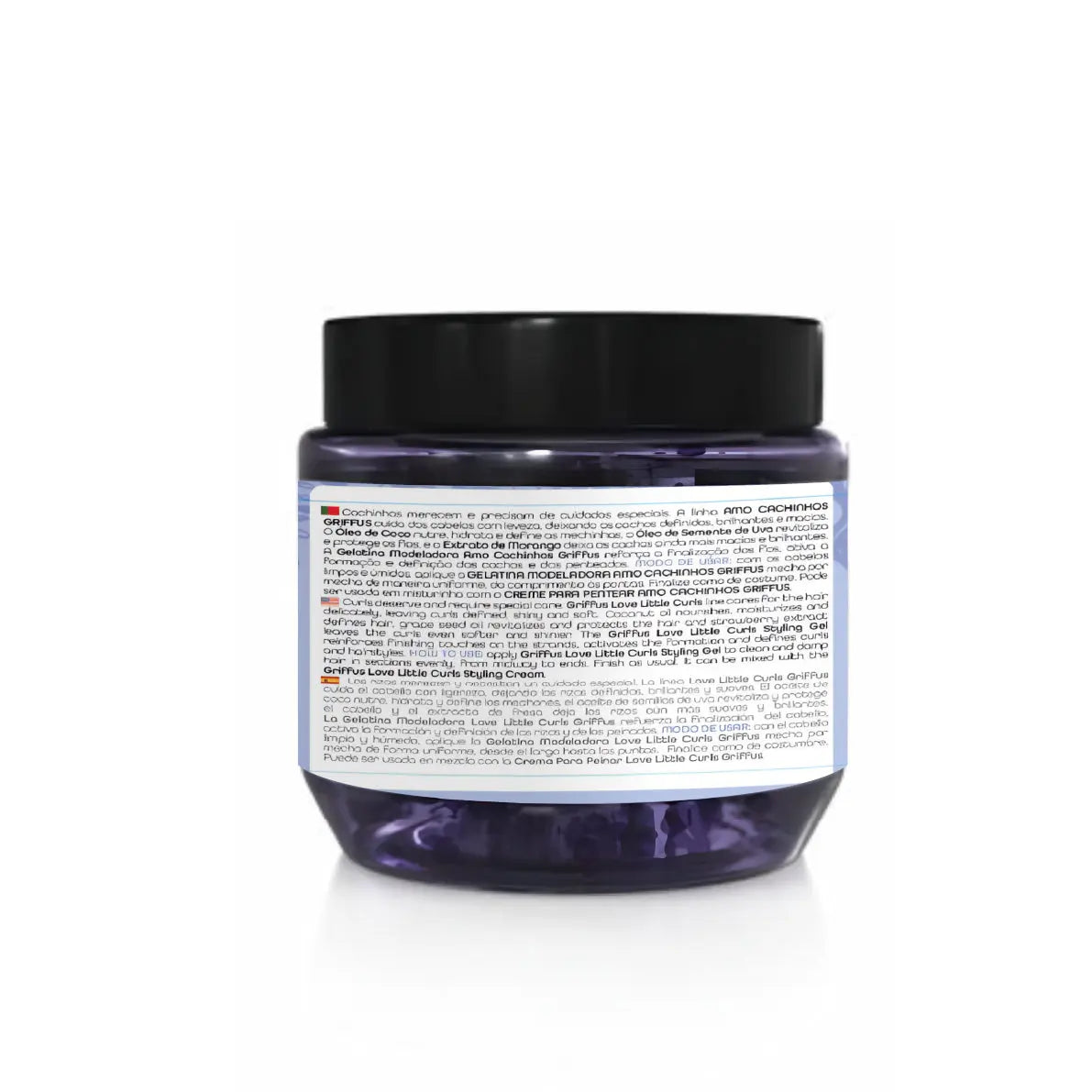 Gelatina modeladora KIDS (2A-4C) LITTLECURLS 240 g - griffuscosmeticos