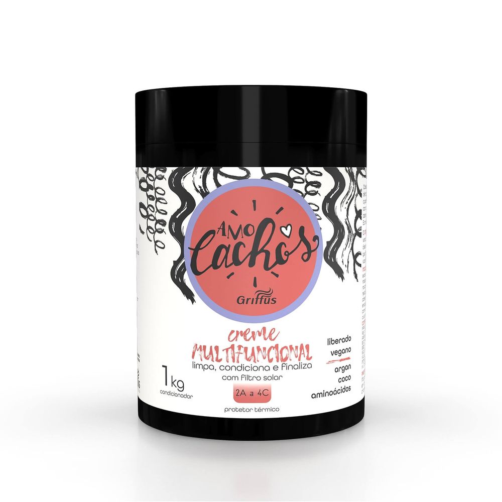 CREME MULTIFUNCIONAL AMO CACHOS 1 KG – griffuscosmeticos