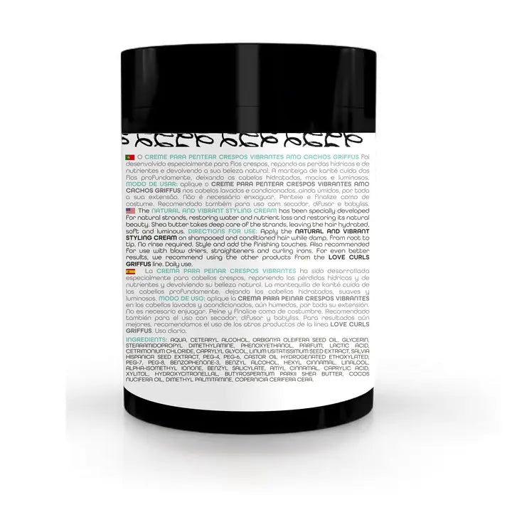 Creme para Pentear (4ABC) Crespos LOVE CURLS 1 kg - griffuscosmeticos