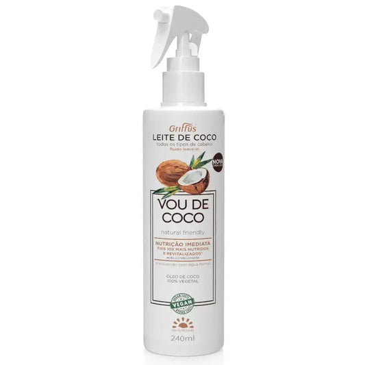 Leave-in Leite de Coco (1A-4C) VOU DE COCO 240 ml - griffuscosmeticos