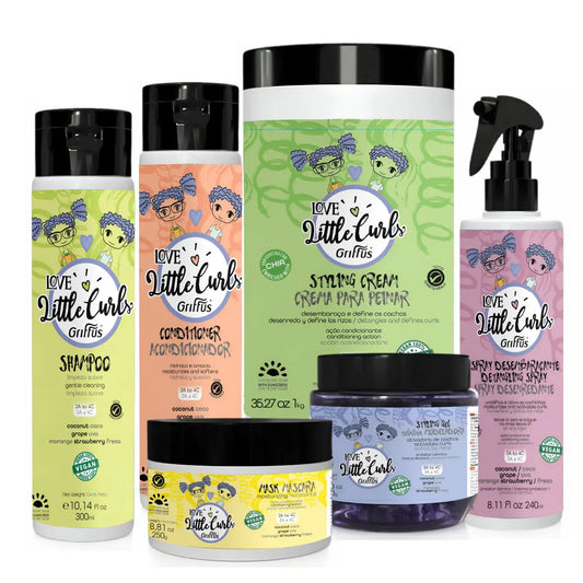 Kit 6P1 (2A-4C) KIDS LITTLECURLS - griffuscosmeticos