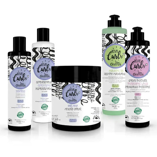 Kit (2ABC) Ondulados LOVE CURLS 5P Griffus Cosmeticos