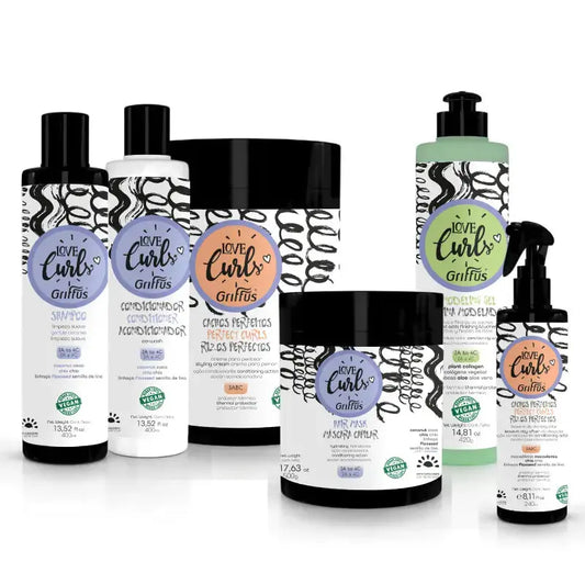 Kit (3ABC) Cacheados LOVE CURLS 6P1 Griffus Cosmeticos