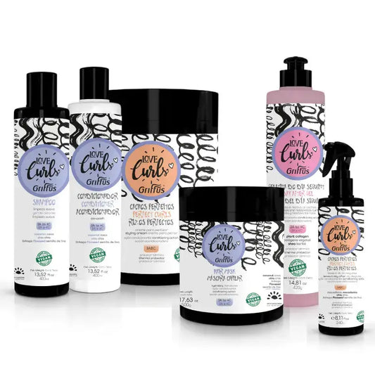 Kit (3ABC) Cacheados LOVE CURLS 6P2 Griffus Cosmeticos