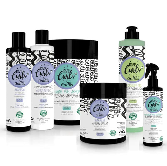 Kit (4ABC) Crespos LOVE CURLS 6P1 Griffus Cosmeticos
