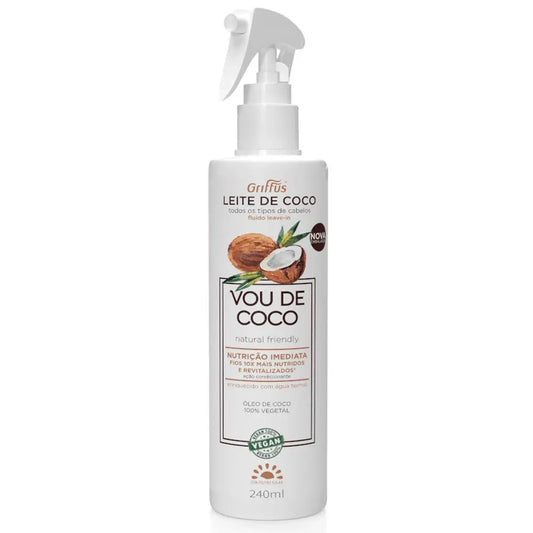 Leave-in Leite de Coco (1A-4C) VOU DE COCO 240 ml - griffuscosmeticos