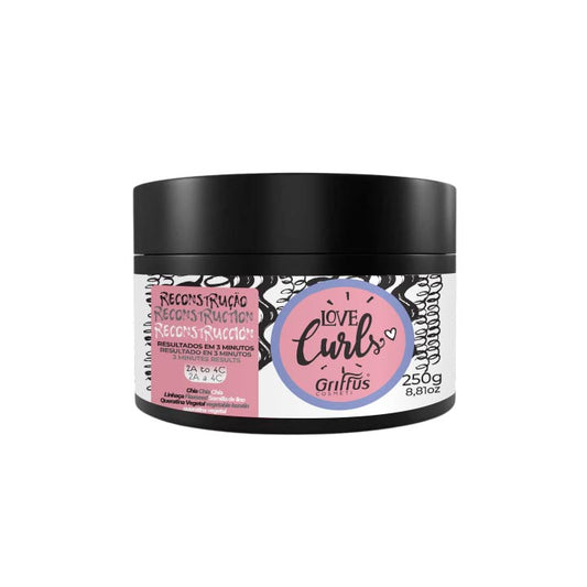 Máscara Reconstrução e Fortalecimento (2A-4C) LOVE CURLS 250 g