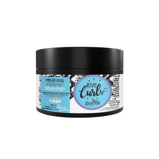 Máscara Hidratação Imediata (2A-4C) LOVE CURLS 250 g