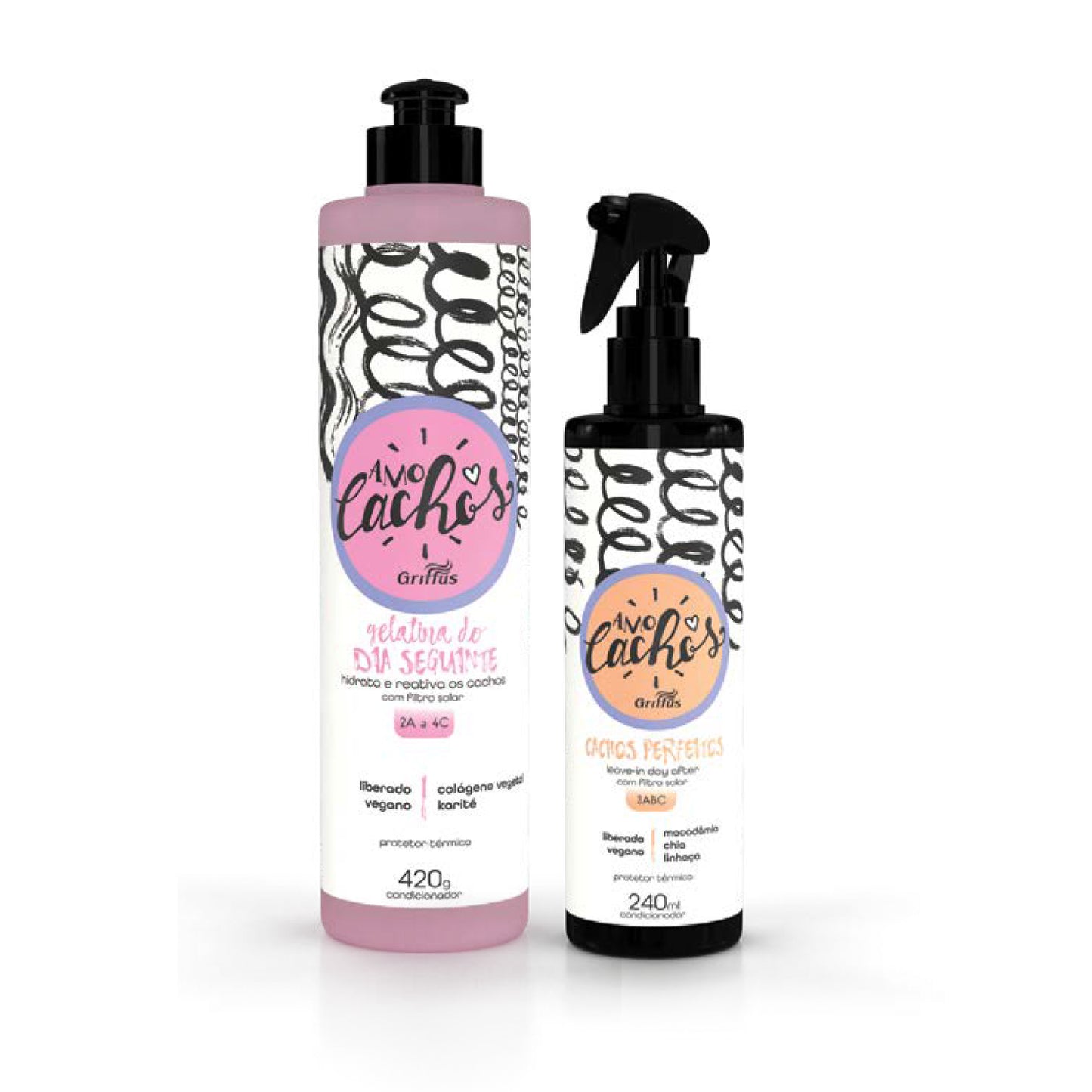KIT (3ABC) CURLY - NEXT DAY GEL + LEAVE-IN LOVE CURLS