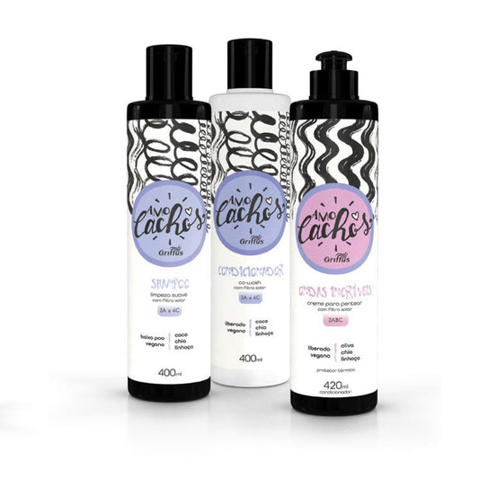 SHAMPOO KIT + CONDITIONER + INCREDIBLE WAVES STYLING CREAM 420ML